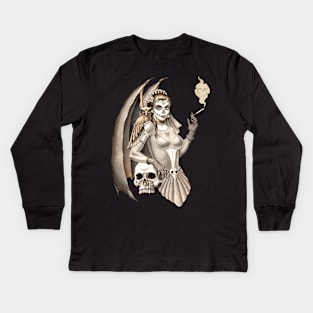 Queen of the Dead Kids Long Sleeve T-Shirt